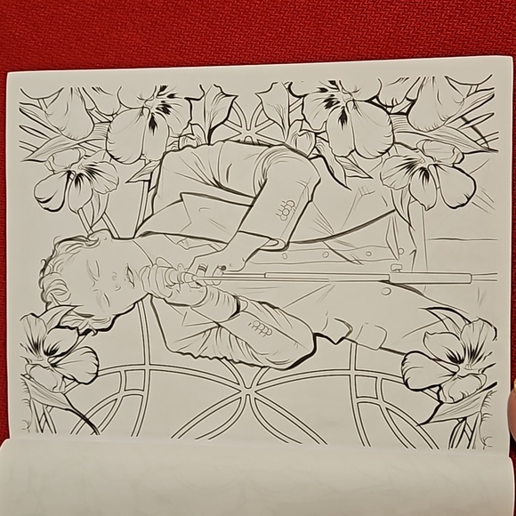 Harry Styles Coloring Book for Stylers 17 pages left fan band music merchandise - Picture 8 of 16